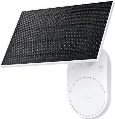 Saules panelis Tapo A201 bateriju kamerām, 2.5W, IP65, USB-C, 173×120×15.7 mm, balts