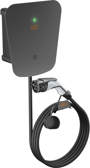 Uzlādes stacija Ion Wallbox Basic 22kW 3-fāžu, Type 2 kabelis 5m, Mode3