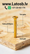 Finiera skrūves 4,2*35mm Torx(1000gab)